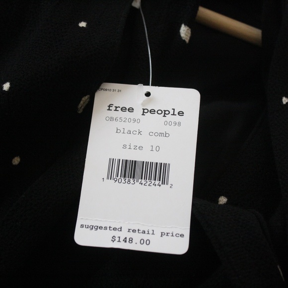 NWT Free People Abbie Printed Mini Dress - Picture 7 of 8